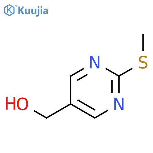 2-(methylsulfanyl)pyrimidin-5-ylmethanol structure