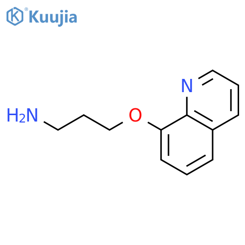 3-(quinolin-8-yloxy)propan-1-amine structure
