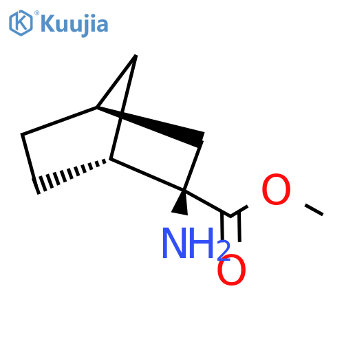 Rac-methyl (1r,2r,4s)-2-aminobicyclo[2.2.1]heptane-2-carboxylate structure