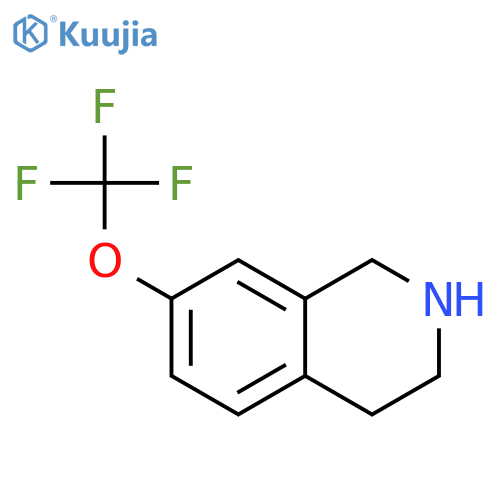 7-(Trifluoromethoxy)-1,2,3,4-tetrahydroisoquinoline structure