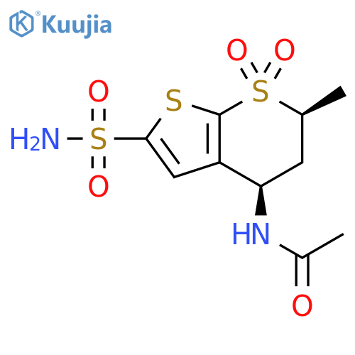 rac-cis N-Desethyl N-Acetyl Dorzolamide structure