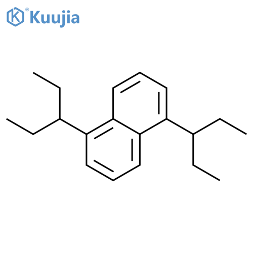 Naphthalene,1,5-bis(1-ethylpropyl)- structure