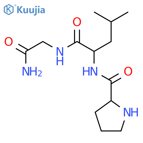 L-Prolyl-L-leucylglycinamide structure