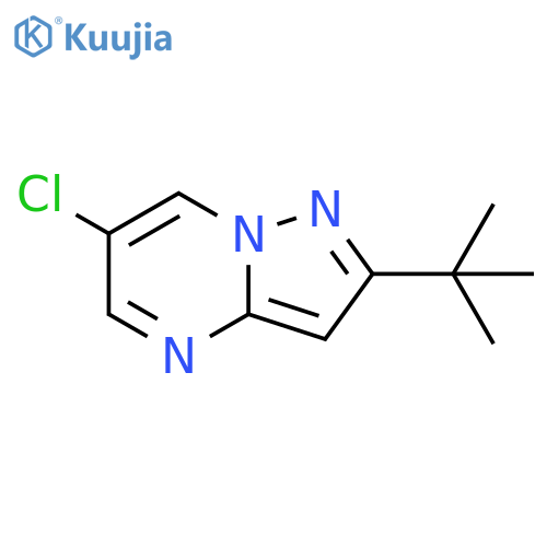 2-tert-butyl-6-chloropyrazolo1,5-apyrimidine structure