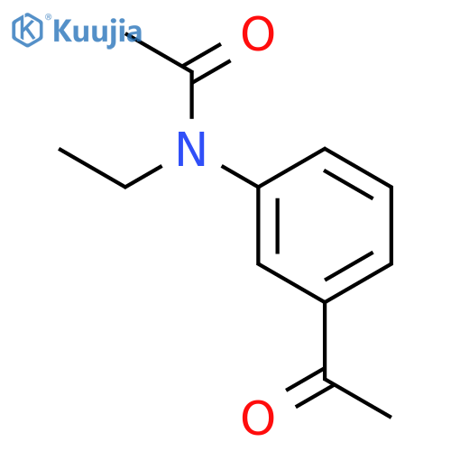 N-(3-Acetylphenyl)-N-ethylacetamide structure