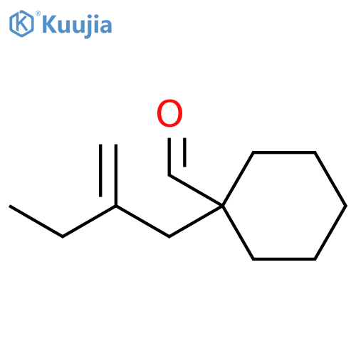 Cyclohexanecarboxaldehyde, 1-(2-methylenebutyl)- structure
