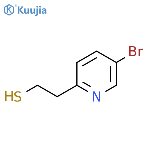 2-(5-bromopyridin-2-yl)ethane-1-thiol structure