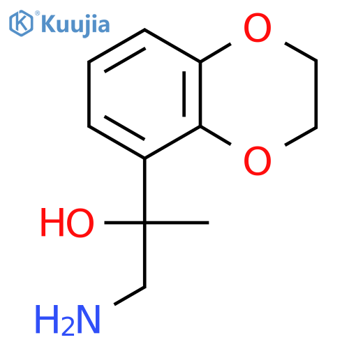 1-amino-2-(2,3-dihydro-1,4-benzodioxin-5-yl)propan-2-ol structure