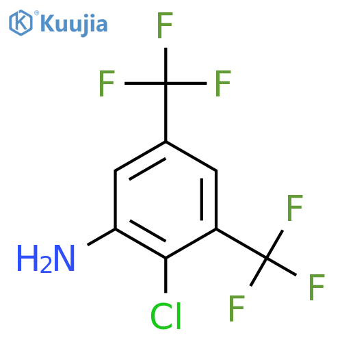 2-chloro-3,5-bis(trifluoromethyl)-Benzenamine structure