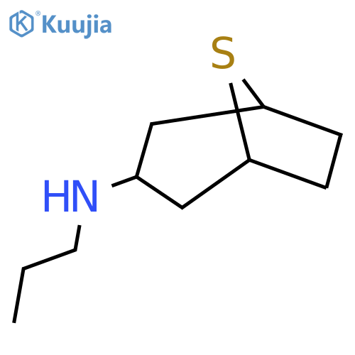 N-propyl-8-thiabicyclo[3.2.1]octan-3-amine structure