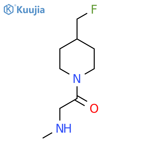 1-(4-(Fluoromethyl)piperidin-1-yl)-2-(methylamino)ethan-1-one structure