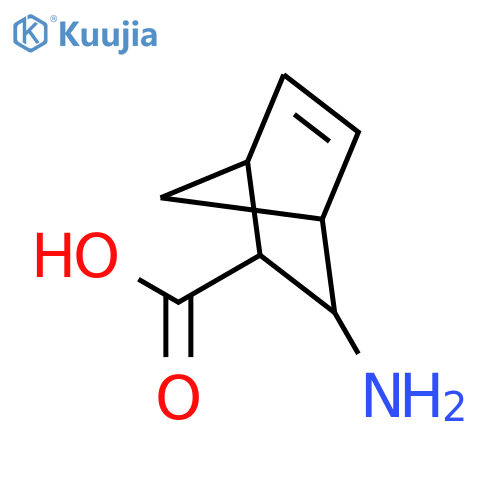 rac-(1R,2R,3S,4S)-3-aminobicyclo2.2.1hept-5-ene-2-carboxylic acid structure