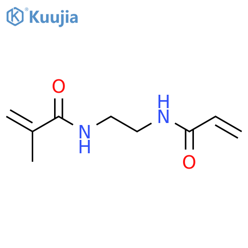 2-Propenamide, 2-methyl-N-[2-[(1-oxo-2-propenyl)amino]ethyl]- structure