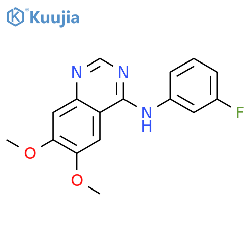 N-(3-Fluorophenyl)-6,7-Dimethoxy-4-quinazolinamine structure