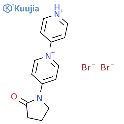 1,4'-Bipyridinium, 4-(2-oxo-1-pyrrolidinyl)-, bromide structure
