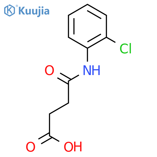 3-[(2-chlorophenyl)carbamoyl]propanoic acid structure