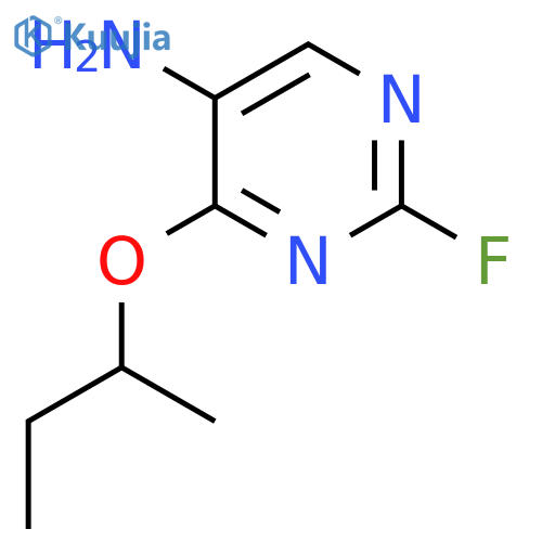 4-(butan-2-yloxy)-2-fluoropyrimidin-5-amine structure