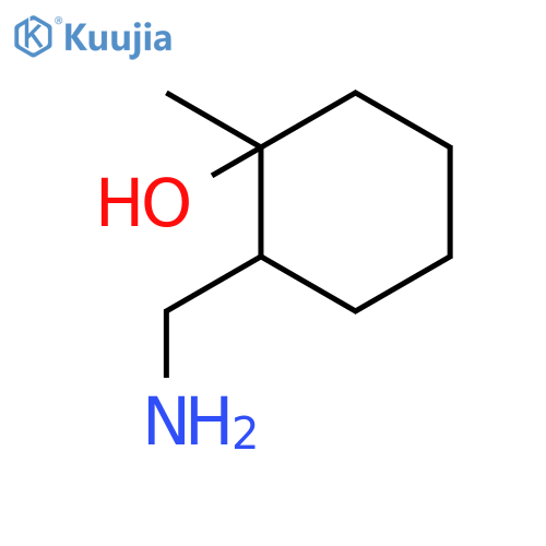 (1s,2s)-2-(aminomethyl)-1-methylcyclohexan-1-ol structure