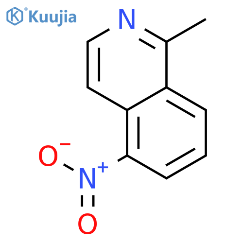 1-methyl-5-nitroisoquinoline structure