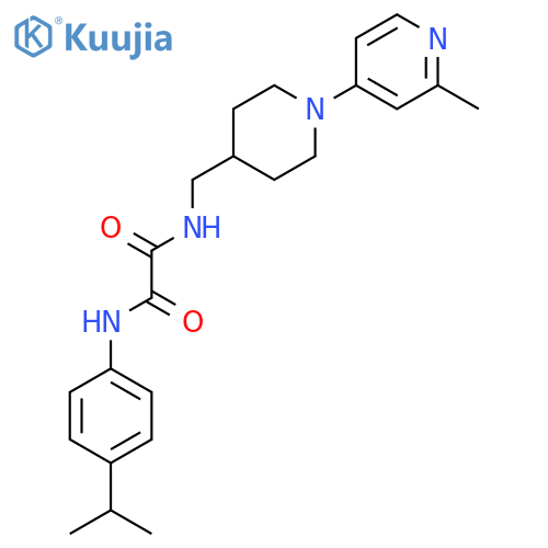 N1-(4-isopropylphenyl)-N2-((1-(2-methylpyridin-4-yl)piperidin-4-yl)methyl)oxalamide structure