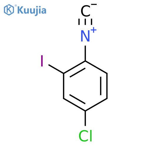 4-chloro-2-iodo-1-isocyanobenzene structure