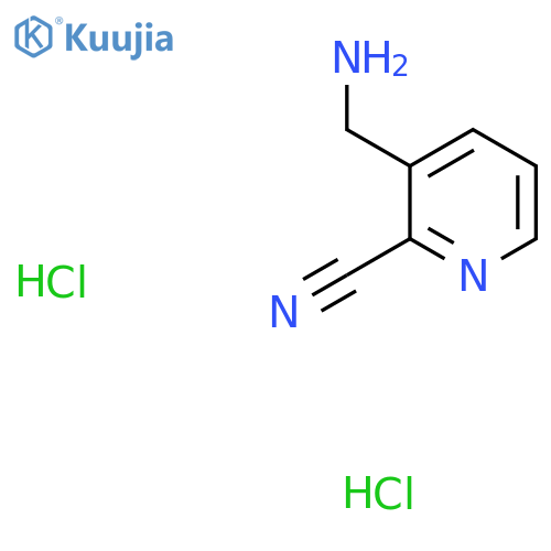 3-(Aminomethyl)picolinonitrile dihydrochloride structure
