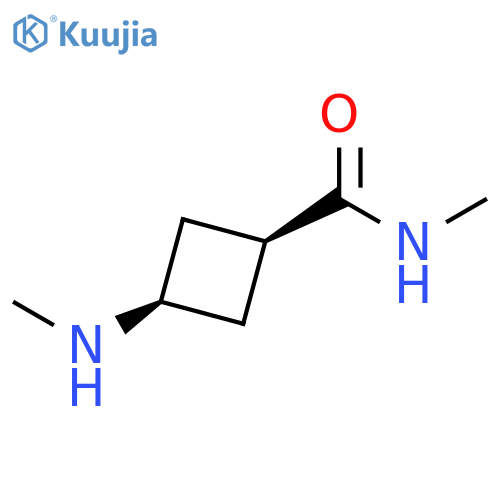 (1s,3s)-N-methyl-3-(methylamino)cyclobutane-1-carboxamide structure