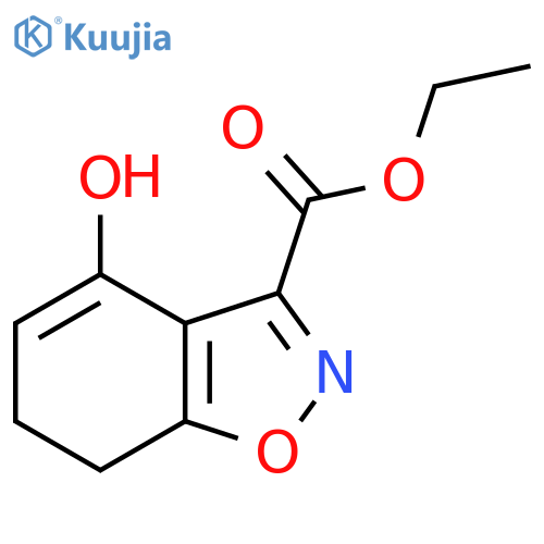 ethyl 4-hydroxy-6,7-dihydro-1,2-benzoxazole-3-carboxylate structure