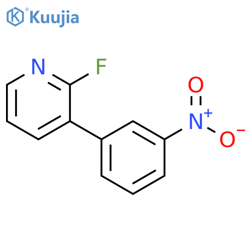 2-fluoro-3-(3-nitrophenyl)pyridine structure