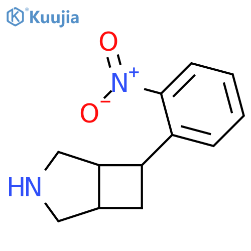 6-(2-nitrophenyl)-3-azabicyclo3.2.0heptane structure