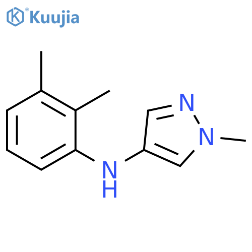 N-(2,3-dimethylphenyl)-1-methyl-1H-pyrazol-4-amine structure