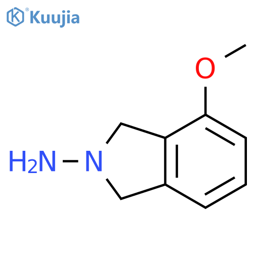 4-methoxy-2,3-dihydro-1H-isoindol-2-amine structure