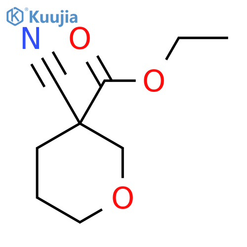 Ethyl 3-cyanooxane-3-carboxylate structure