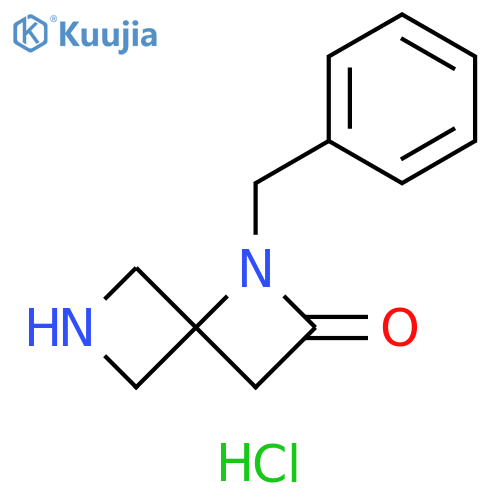 1-Benzyl-1,6-diazaspiro3.3heptan-2-one Hydrochloride structure