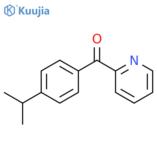 [4-(1-methylethyl)phenyl](pyridin-2-yl)methanone structure