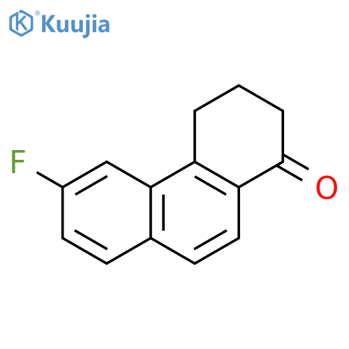 1(2H)-Phenanthrenone, 6-fluoro-3,4-dihydro- structure