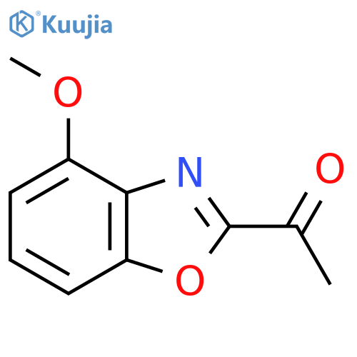 Ethanone, 1-(4-methoxy-2-benzoxazolyl)- structure