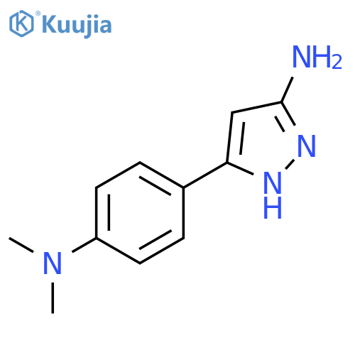1H-Pyrazol-3-amine,5-[4-(dimethylamino)phenyl]- structure