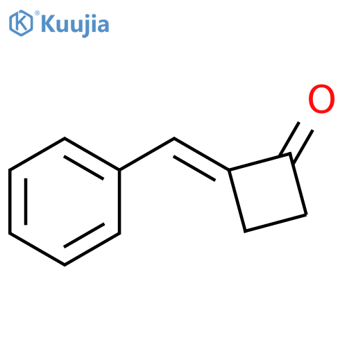 (2E)-2-(phenylmethylidene)cyclobutan-1-one structure
