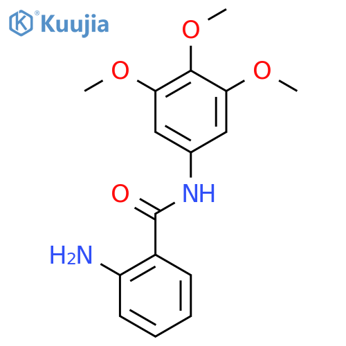 2-Amino-N-(3,4,5-trimethoxyphenyl)benzamide structure