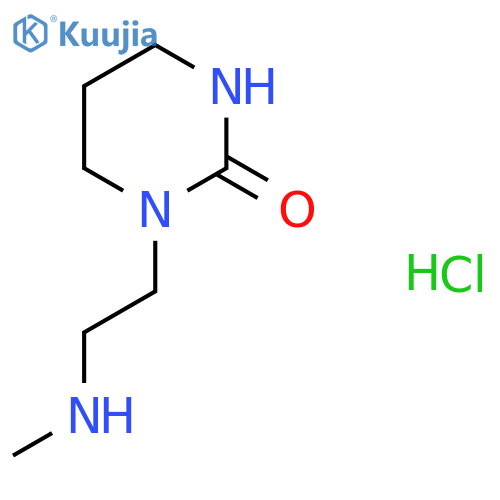 1-[2-(methylamino)ethyl]-1,3-diazinan-2-one hydrochloride structure