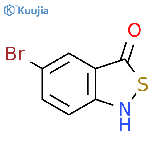 2,1-Benzisothiazol-3(1H)-one, 5-bromo- structure