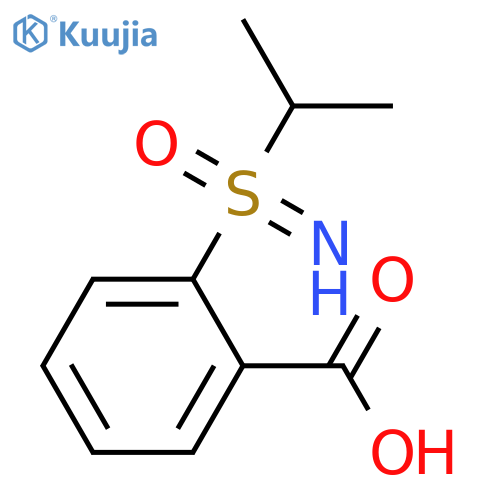 2-imino(oxo)(propan-2-yl)-lambda6-sulfanylbenzoic acid structure