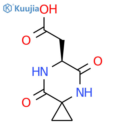 (S)-2-(5,8-Dioxo-4,7-diazaspiro[2.5]octan-6-yl)acetic acid structure