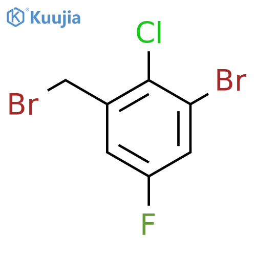 1-Bromo-3-(bromomethyl)-2-chloro-5-fluorobenzene structure
