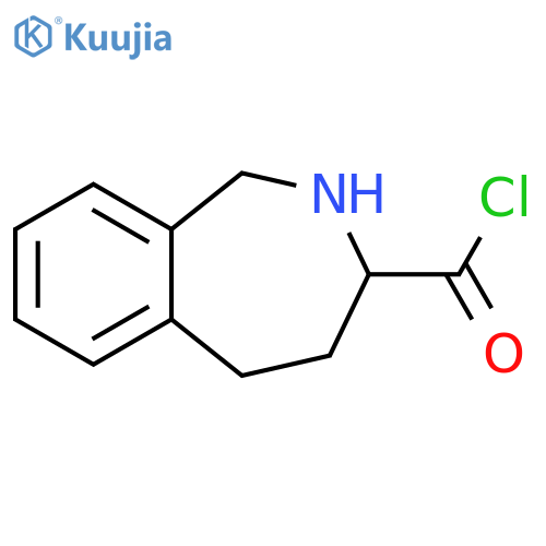 1H-2-Benzazepine-3-carbonyl chloride, 2,3,4,5-tetrahydro- structure