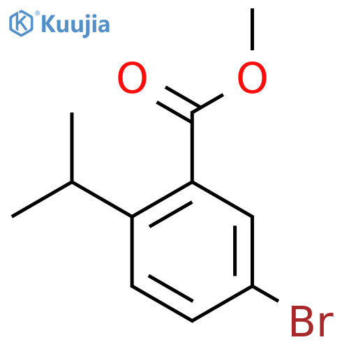 Methyl 5-bromo-2-(propan-2-yl)benzoate structure