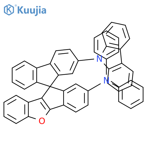Spiro[10H-benz[b]indeno[2,1-d]furan-10,9'-[9H]fluoren]-2-amine, 2'-(9H-carbazol-9-yl)-N,N-diphenyl- structure