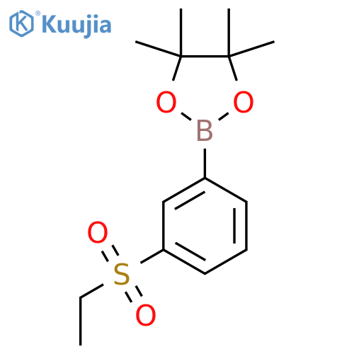 2-(3-(Ethylsulfonyl)phenyl)-4,4,5,5-tetramethyl-1,3,2-dioxaborolane structure