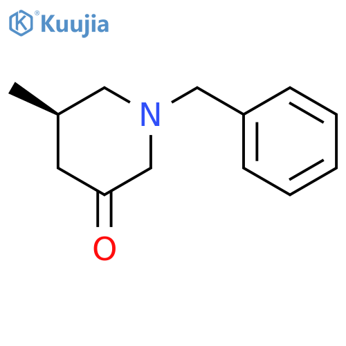 (R)-1-benzyl-5-methylpiperidin-3-one structure